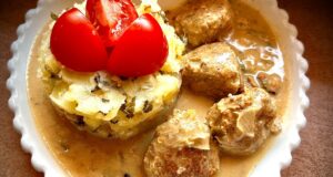 Znojemské masové kuličky se šťouchaným bramborem