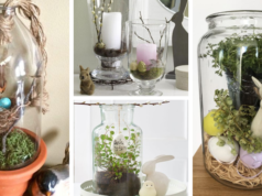 20+ velikonočních dekorací: Využili jsme obyčejnou skleněnou vázu!