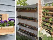 Inspirace na krásný nástěnný květináč ze dřeva – Pusťte se do jarního tvoření!