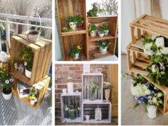 Využijte dřevěné přepravky k vytvoření krásné jarní dekorace!