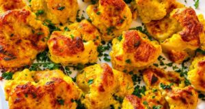 Pečený květák v jogurtové krustě: Zdravější a chutnější alternativa ke smažení Pečený květák v jogurtovo-sýrové krustě: lehčí alternativa ke smaženému květáku