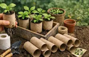 Nevyhazujte ruličky od papíru! Jsou tajnou zbraní pro silné sazenice bez poškození kořenů