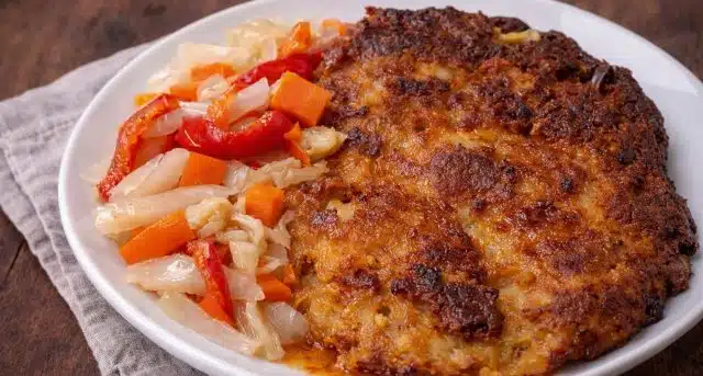 Staročeský camprat z trouby: obří bramborák pečený na sádle, který je dokonale křupavý