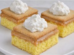 Karamelové BeBe řezy: Recept na dezert, který zmizí z plechu dřív, než stačí ztuhnout