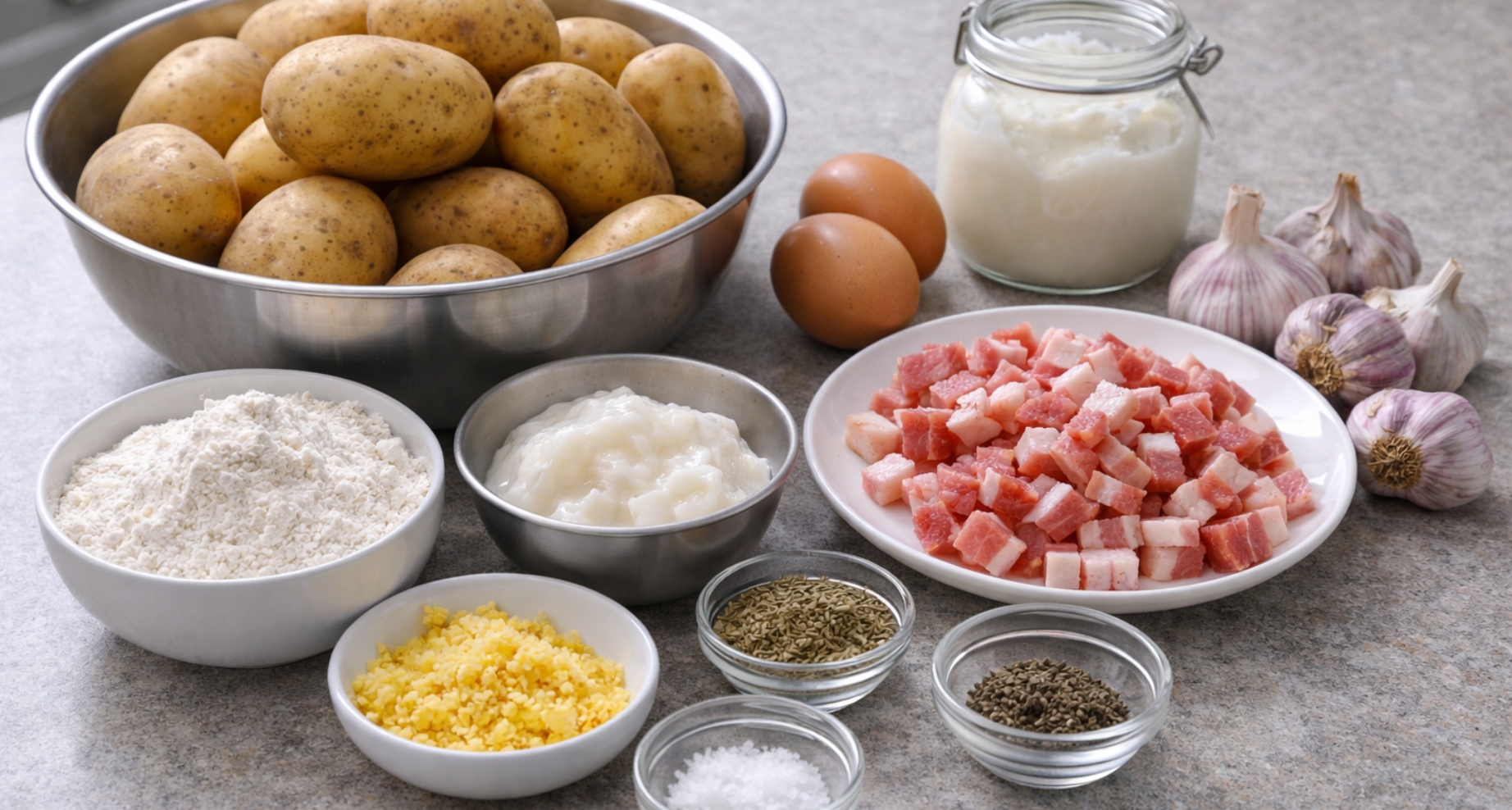 Staročeské bramboráky se slaninou: křupavá klasika z 2,5 kg brambor