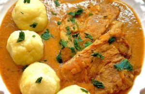 Vepřová kýta na kmíně zahuštěná jablkem: Šťavnaté maso s jemnou omáčkou