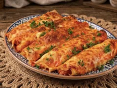 Recept na vynikající zapečené wrapy s mletým masem a sýrem!