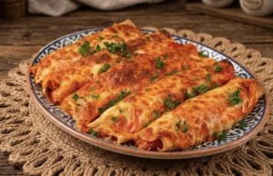 Recept na vynikající zapečené wrapy s mletým masem a sýrem!