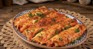 Recept na vynikající zapečené wrapy s mletým masem a sýrem!
