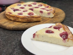 Fantastický tvarohový koláč s malinami – Snadná a rychlá příprava!