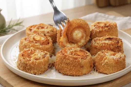 Jednoduchý recept na vynikající masové rolky s parmazánem!