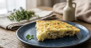 Vyzkoušejte tyto zapečené houby s bramborovou kaší a sýrem – Snadná příprava!