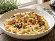 Rychlý a jednoduchý recept na vynikající kuřecí na smetaně a houbách!