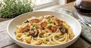 Rychlý a jednoduchý recept na vynikající kuřecí na smetaně a houbách!