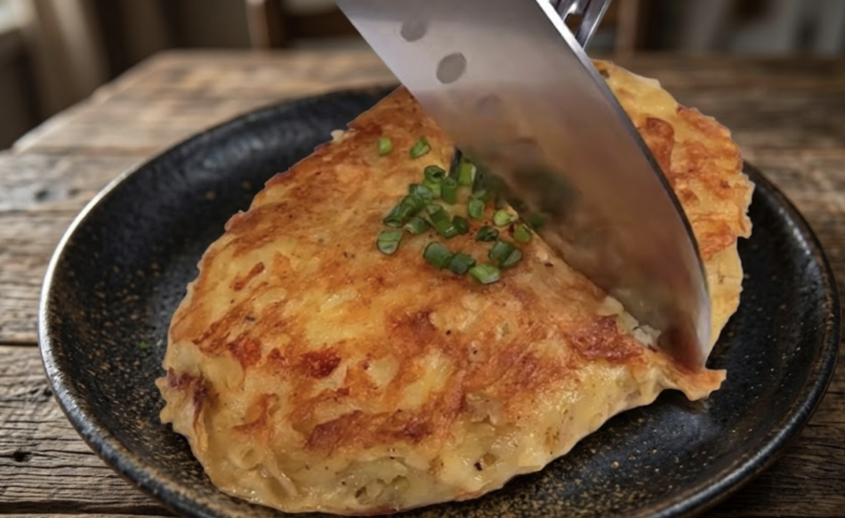 Inspirace na skvělý oběd – Bramborové placky se sýrem a cibulkou!