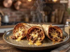 Připravte si tyto křupavé kornouty, plněné masem a sýrem!