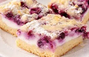 Rychlý kynutý koláč s tvarohem a borůvkami: Vláčné těsto, které zvládne každý