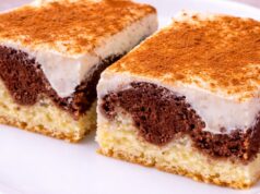 Vynikající buchta s pudinkem, zakysanou smetanou a skořicí: Neodolatelný krémový zážitek