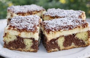 Rychlá a chutná pudinková buchta s rumovým aroma a čokoládou