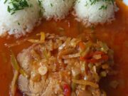 Cikánské vepřové žebírko s rýží: Poctivá klasika s lečem