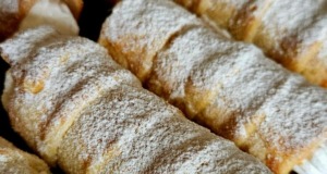 Domácí kremrole z křehkého těsta a sněhu