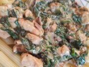 Rychlá kuřecí směs se špenátem a Lučinou: Krémový oběd za pár minut