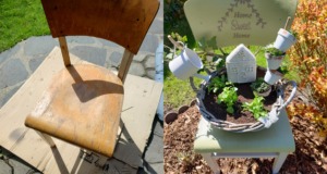 Proměňte starou rozvrzanou židli v královnu vaší zahrady
