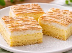 Legendární koláč Slzy anděla: Neuvěřitelně jemný tvarohový dezert se sněhovou čepicí!