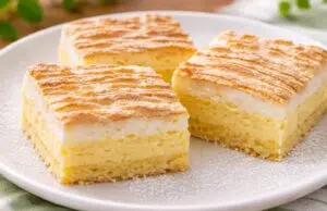 Legendární koláč Slzy anděla: Neuvěřitelně jemný tvarohový dezert se sněhovou čepicí!