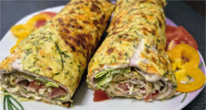 Fit zeleninový wrap z cukety a mozzarelly: Blesková a lehká zdravá večeře bez kapky mouky