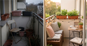 Balkon jako z časopisu za pár korun: Proměňte malý prostor pomocí truhlíků, světýlek a bylinek