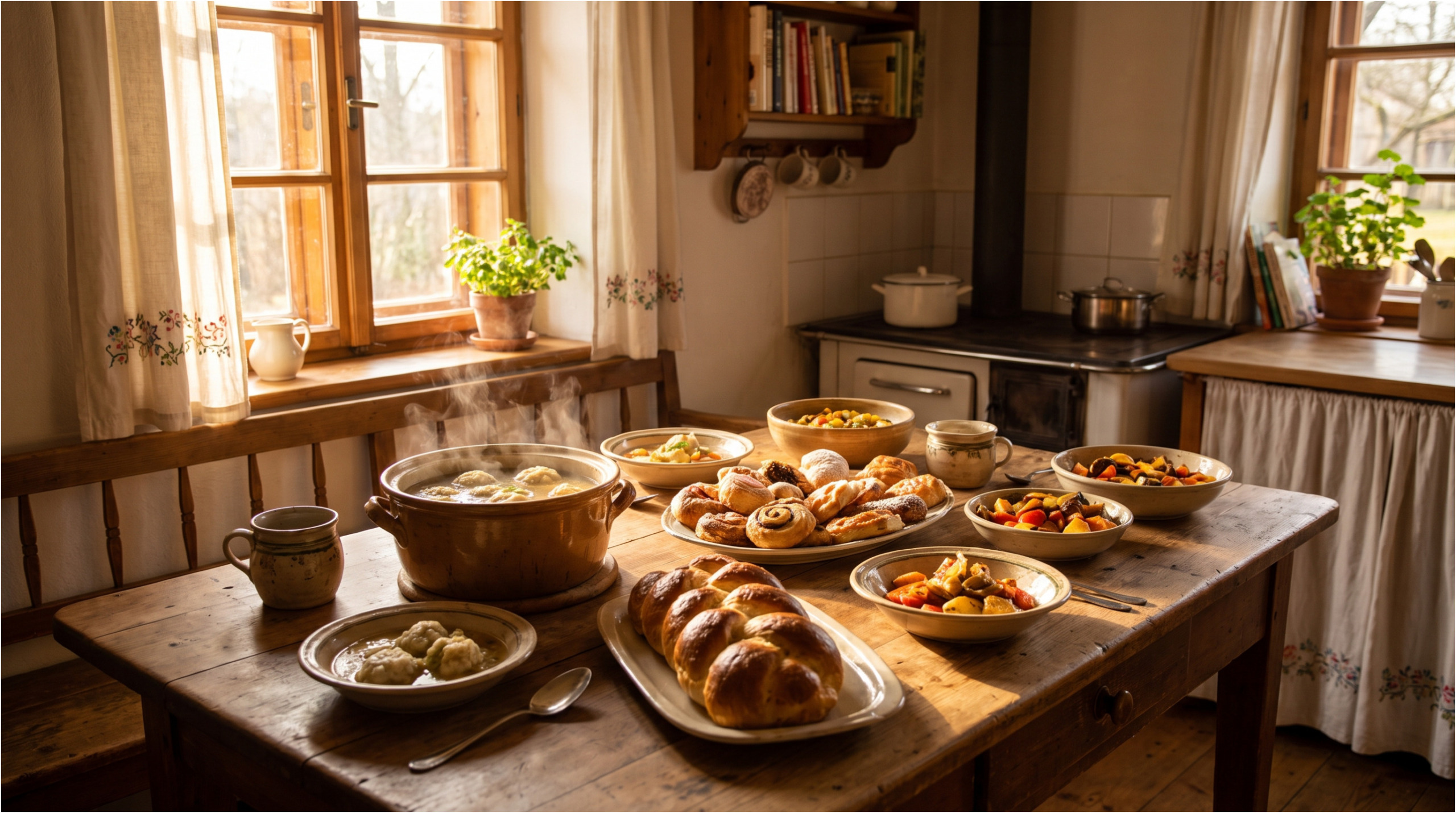 Babiččina kuchyně plná domácích dobrot.