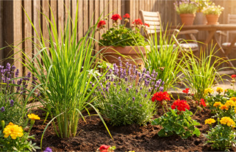 Citronela proti komárům: voňavá rostlina, která zpříjemní letní posezení na zahradě
