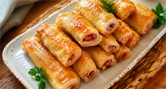 trubicky-z-listoveho-testa-plnene-salamovou-smesi-slana-rychlovka-ktera-zmizi-je-712 Trubičky z listového těsta plněné salámovou směsí se sýrem a česnekem